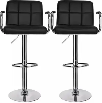 BRAND NEW BAR STOOL /HEIGHT ADJUSTABLE /LEATHER , View more