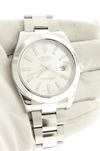 Rolex Datejust II Stainless Steel 41mm Silver Dial Oyster 116300