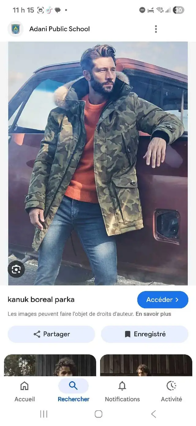 Manteau Kanuk " Boréal"  camo (large) in Men's in Laval / North Shore - Image 2