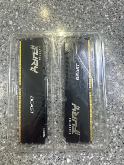 Kingston Fury DDR5 8GB X2 RAM Sticks As Is, View more