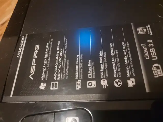 Acer Aspire M3420 in Desktop Computers in Edmonton - Image 8