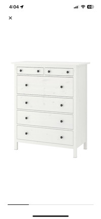 Like new mint condition - IKEA Hemnes 6-drawer dresser white