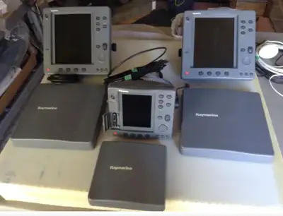 Misc. Raymarine electronics (as is) in working condition when replaced