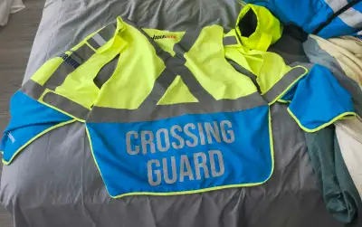 High-Visibility Crossing Guard Safety Vest – Durable, Comfortable, and CSA-Approved! Stay visible. S...
