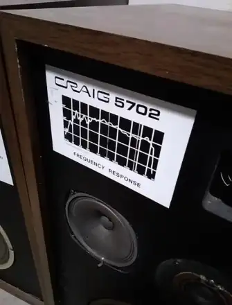 Craig speakers  Model 5702 SERIES 5000- Lots of speakers here in Arts & Collectibles in St. Albert - Image 4
