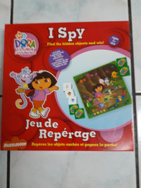 Dora The Explorer I Spy Board Game- Like New Nickelodeon