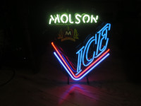Molson Ice Neon Beer Sign