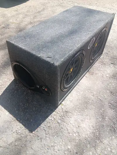 Kicker subwoofer boom box, View more
