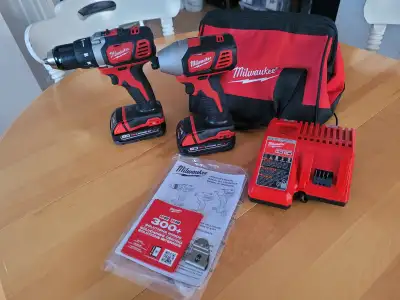 Milwaukee M18 Cordless Drill Combo Kit - NEW $195, View more