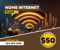 BRING HOME THE THRILL OF HIGH SPEED INTERNET