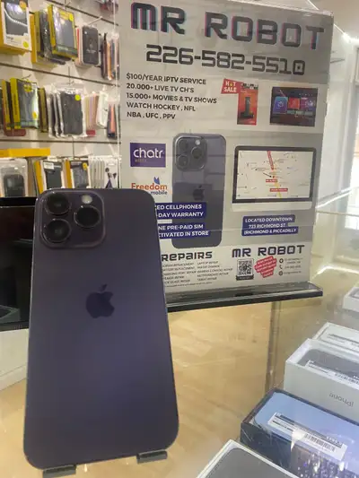 iPhone 14 Pro Max 128GB Purple** Like New, View more