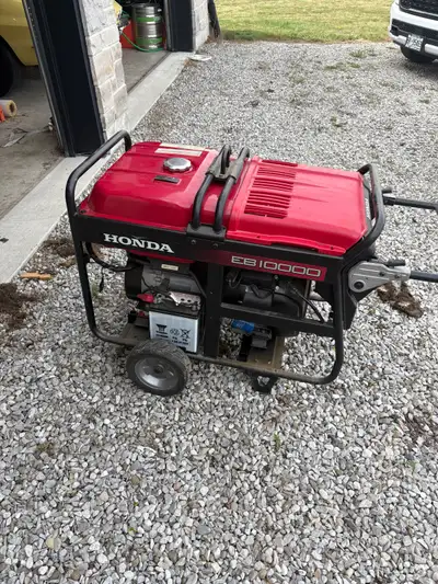 Honda 10000 watt generator. Was purchased for home backup power and no longer needed. Only 56hrs on...