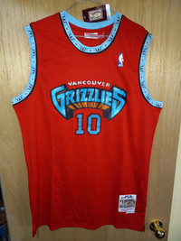 VTG Mike Bibby Vancouver Grizzlies Champion Jersey Size 40 NBA Basketball  Medium