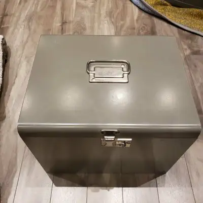 METAL FILE STORAGE PORTA FILE BOX, HANDLE, NO KEY, CHALLENGER, View more