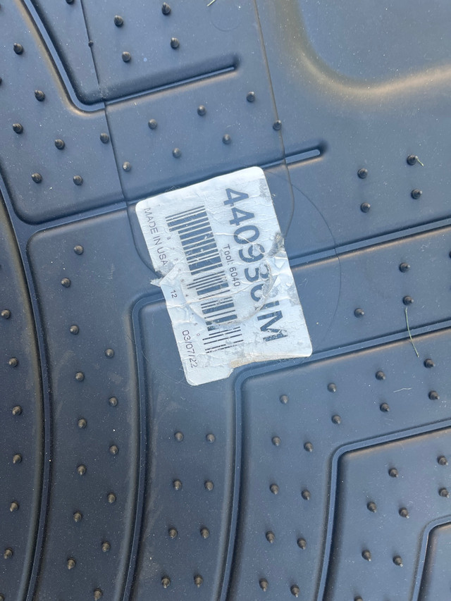 Genuine Weathertech Sequoia  3rd row floor mat in Auto Body Parts in Edmonton - Image 3