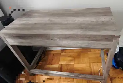 IKEA Desk / Computer Table – Rustic Grey Wood Finish, View more