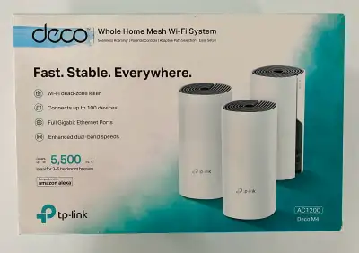 TP-Link Deco Whole Home Mesh WiFi System (Deco M4), View more