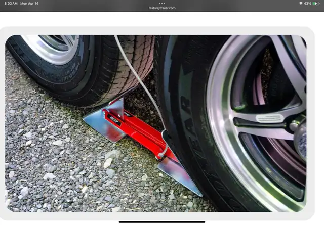 FastWay onestep chock Trailer/RV wheel brake/lock in RV & Camper Parts & Accessories in Lethbridge - Image 6