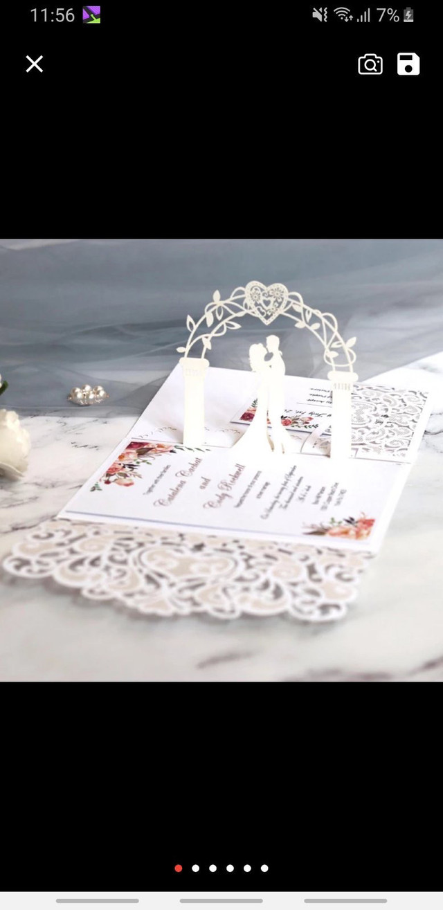 Wedding invitations (100pcs) in Other in Mississauga / Peel Region