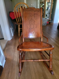 Beautiful antique child's /nursing rocking chair