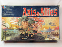 AXIS and ALLIES 1987 WWII Board Game Milton Bradley Complete