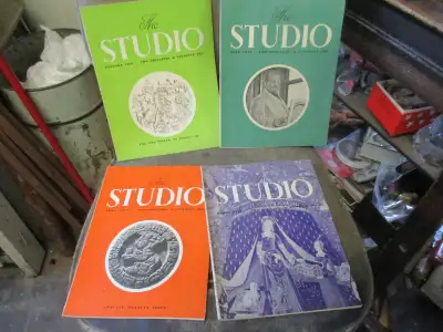 1947 THE STUDIO ENGLISH ART MAGAZINES $5. EA. NUDES FOLK ART +++, View more