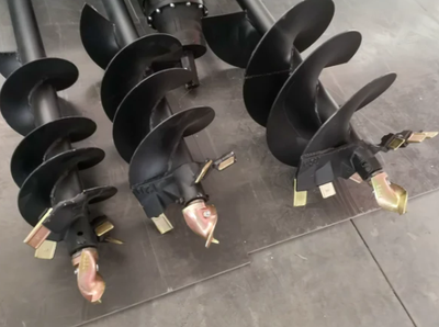 3 Perceuses à Tarière Skid Steer Hydraulique | Auger Drill, View more