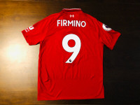 2018-2019 Liverpool Home Jersey – Roberto Firmino #9 - Small
