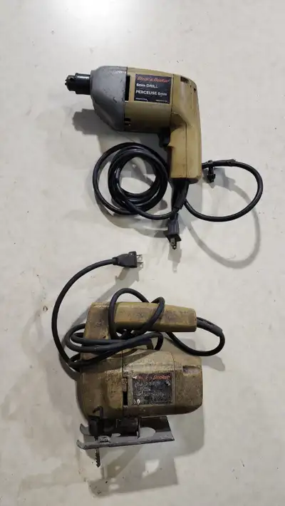 Corded Drill & Jigsaw “Black & Decker”, View more