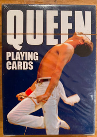 RARE COLLECTABLE QUEEN BAND PROMOTIONAL DECK OF PLAYING CARDS