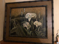 Flowers framed print