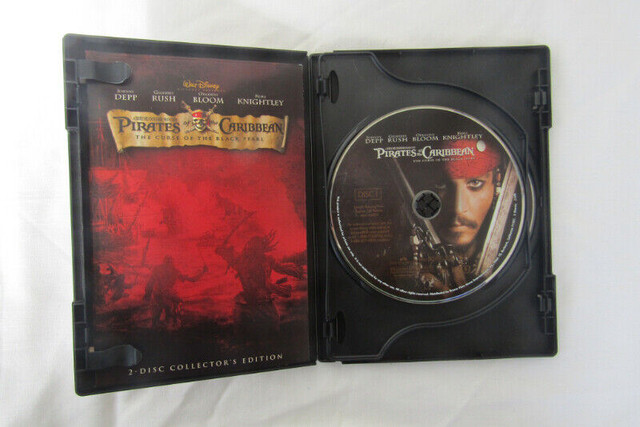 Pirates of the Caribbean DVD The Curse of the Black Pearl 2-Disc in CDs, DVDs & Blu-ray in Cole Harbour - Image 2