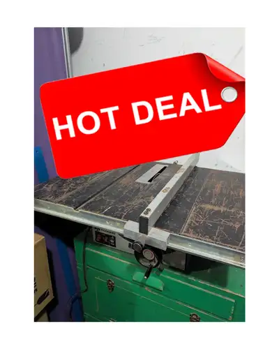 Vintage American Rockwell 9" Cabinet Table Saw Model 34-580, View more