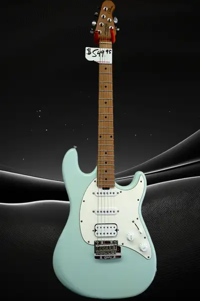 Musicman Cutlass Daphne Blue Satin Electric Guitar, View more