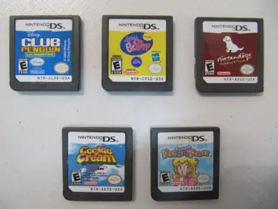 Classic Nintendo DS Super PrincessPeach & 4 Other Games Cir2000s, View more