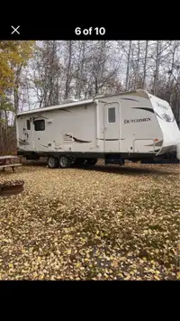 Holiday trailer open house