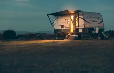 Camper Rental spots currently available. You have a quite area, on 1 acre lot. 12 feet circumference...