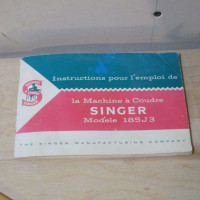 Singer 185J3 Sewing Machine Owners Manual - French