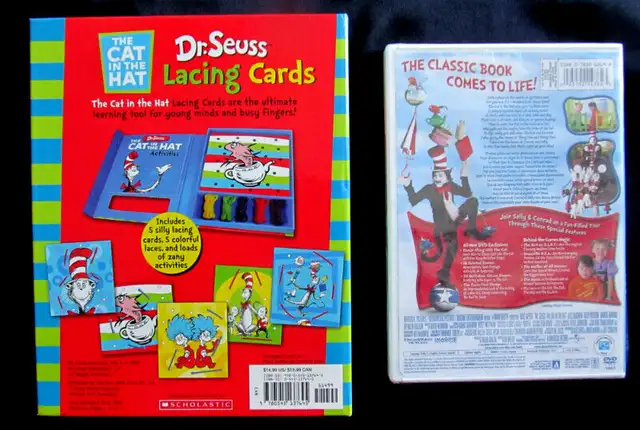 Dr. Seuss The Cat in the Hat, Book plus DVD **NEW** in Children & Young Adult in Markham / York Region - Image 7