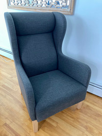 New modern wingback chair in perfect condition 