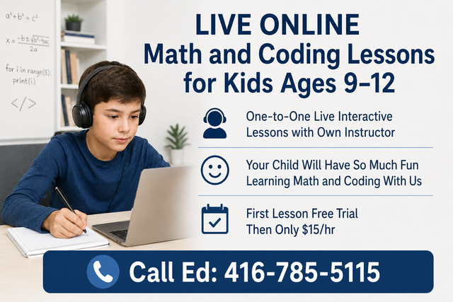 Math and Programming Courses for Students ages 10+556568349781544963