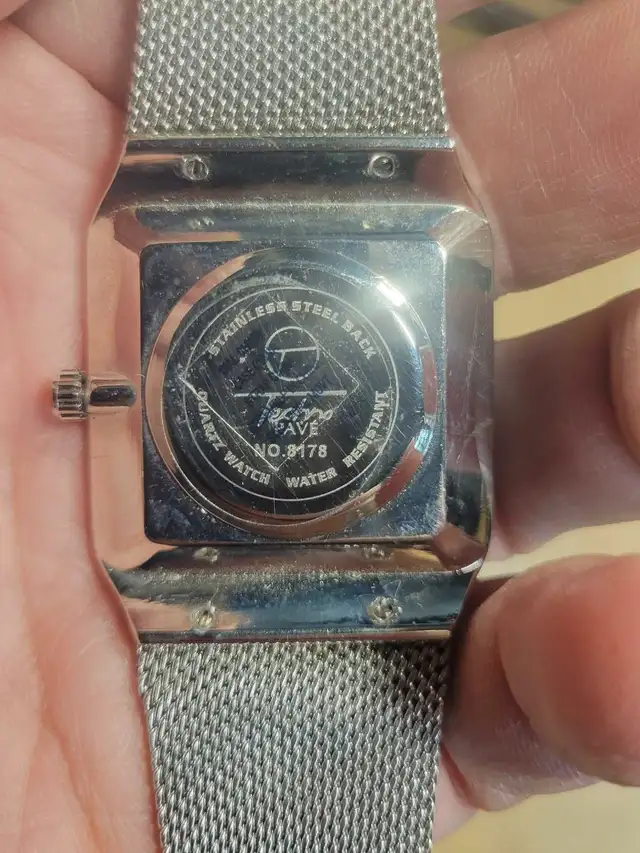 Men's Techno Pave wristwatch in great shape .63683058241539123