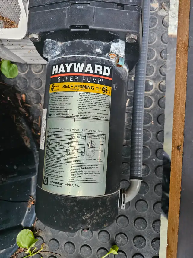 Hayward 1HP Pool Pump63234527085699121