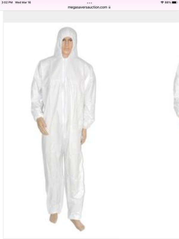 BNIB White Full Body Paint Suit in Costumes in Winnipeg