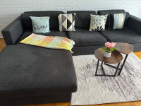 Grand sofa sectionnel en vente 