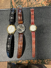 Three wrist watches 