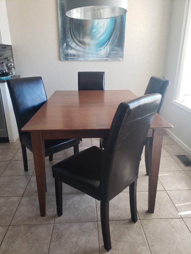 Solid wood dining table (no chairs) in Dining Tables & Sets in Chatham-Kent