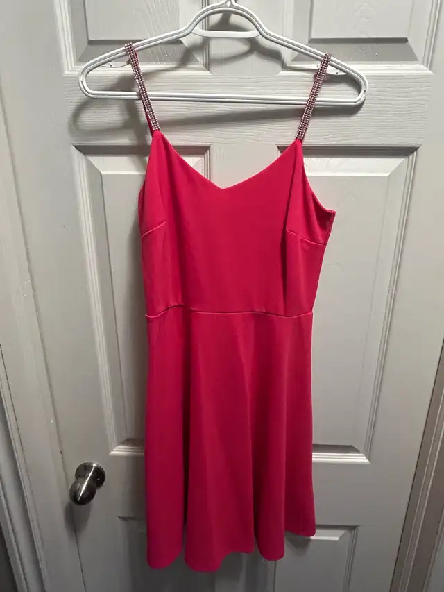 Rhinestone & Pink Dress