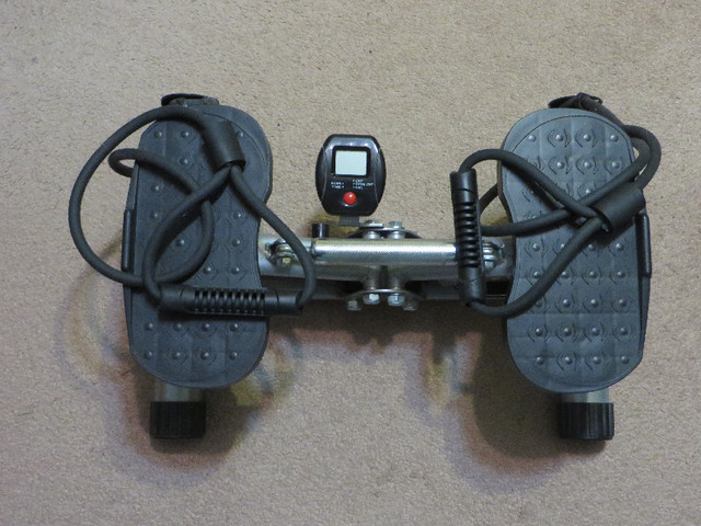 Side-to-side stepper with attached resistance bands in Health & Special Needs in Fredericton