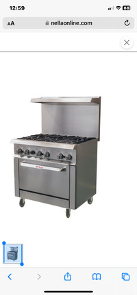 WANTED  Commerical Propane Stove/Oven , preferably 6 burner.